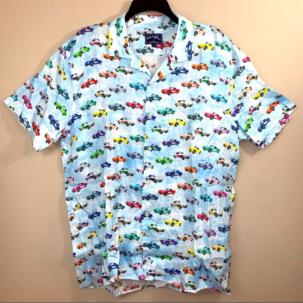 Michael’s Men’s 100% Linen Shirt. NWT.